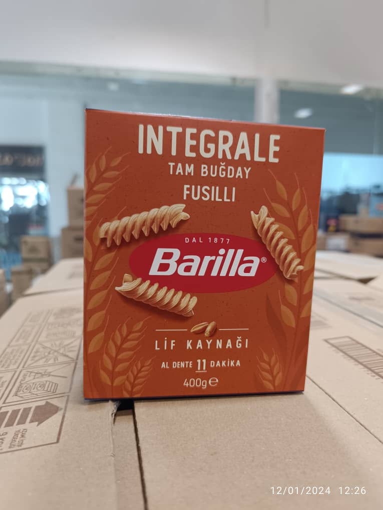 باریلا تمام گندم (Fusilli)400گرم