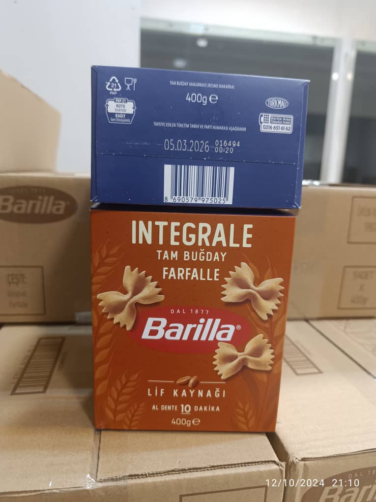 باریلا تمام گندم (Farfalle)400گرم