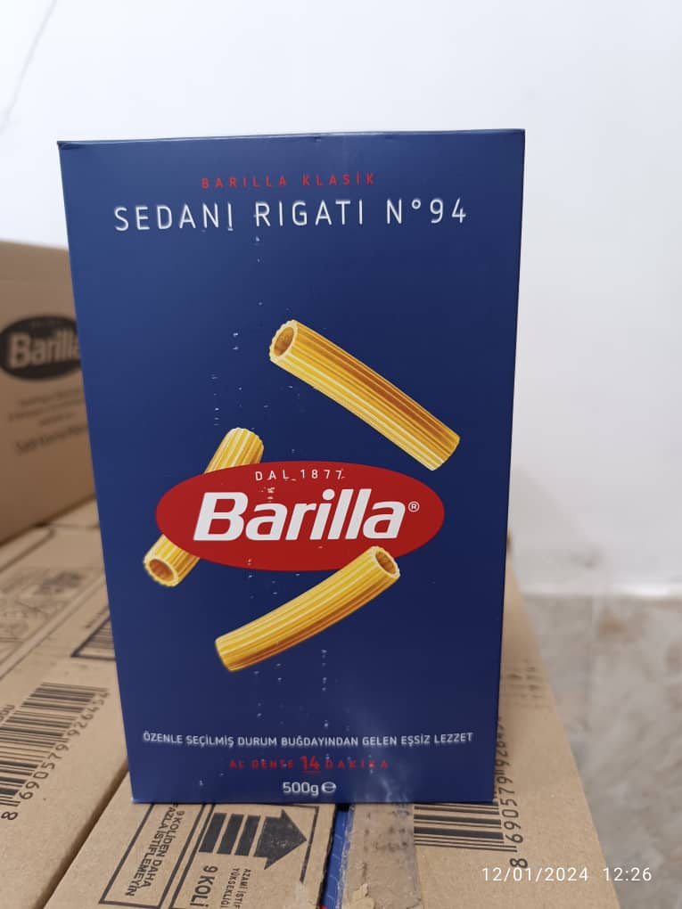 باریلا(Sedani rigati  N94)500 گرم