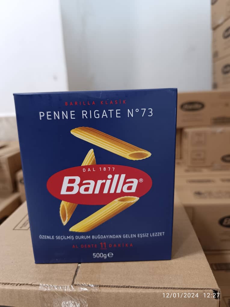 باریلا (penne rigate N73)500گرم