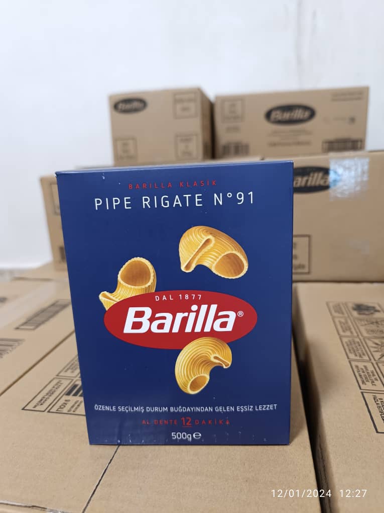 باریلا (pipe rigate  N91)500گرم