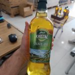 روغن زیتون کریستال 1لیتری شیشه ای (وارداتی )