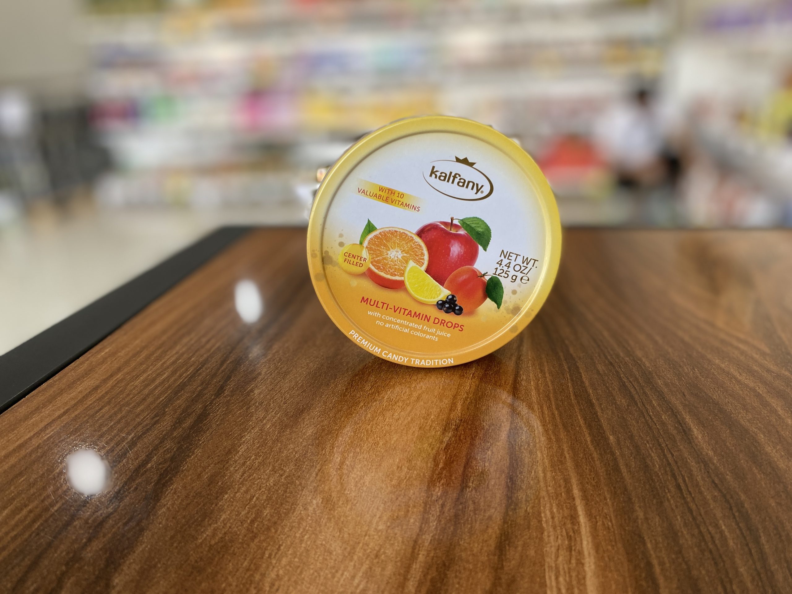 آبنبات کالفانی طعم مولتی ویتامین 125 گرم (اورجینال وارداتی )