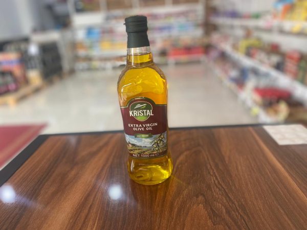 روغن زیتون کریستال 1لیتری اکسترا شیشه ای (وارداتی )