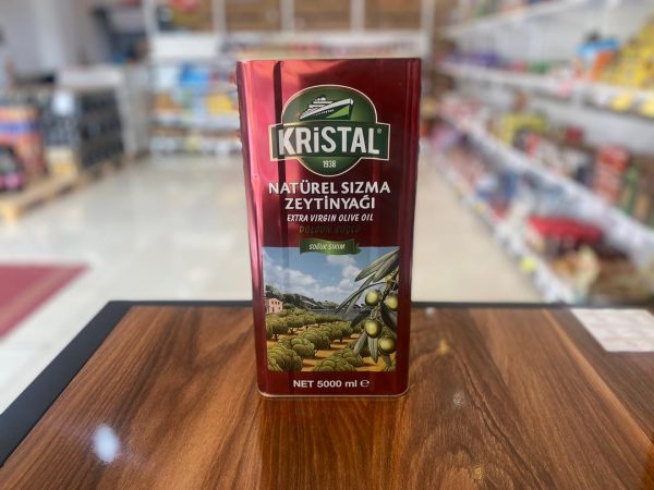 روغن زیتون کریستال 5 لیتری اکسترا فلزی (وارداتی )