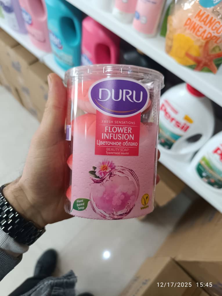 صابون دورو لیوانی با رایحه گل های بهاری (اورجینال وارداتی )