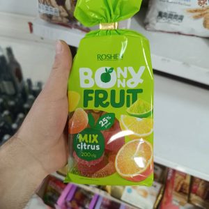 پاستیل شکلاتی کادویی روشین میکس میوه های طبیعی (اورجینال وارداتی )